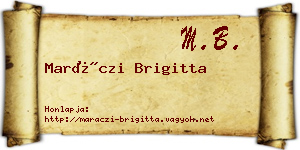 Maráczi Brigitta névjegykártya